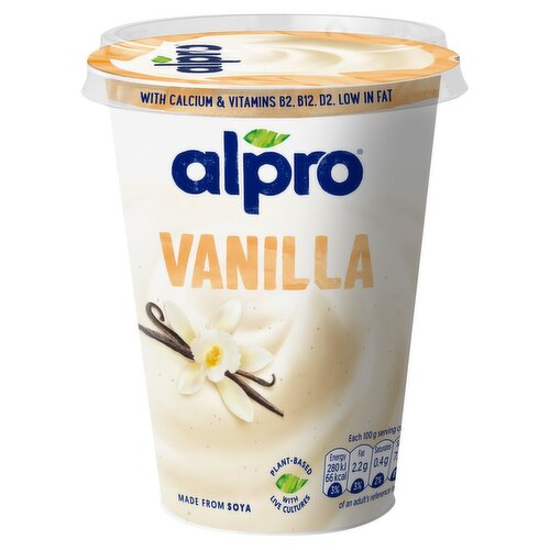 Alpro Vanilla Soya Yogurt Alternative (500 g)