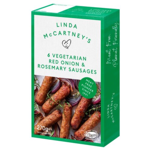 Linda Mccartney Red Onion & Rosemary Sausage (270 g)