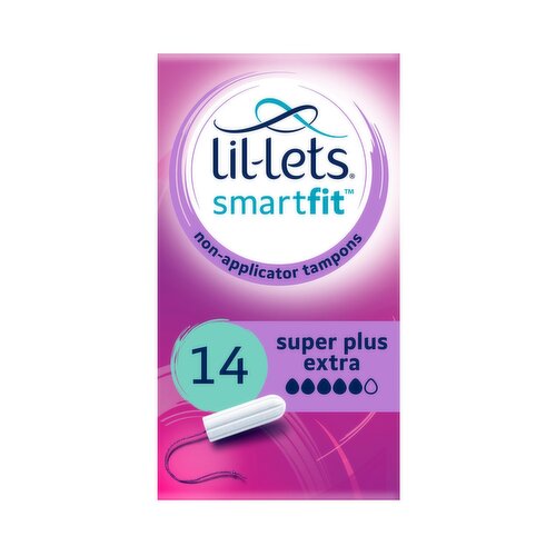 Lil-lets Non Applicator Super Tampons Extra (14 Piece)