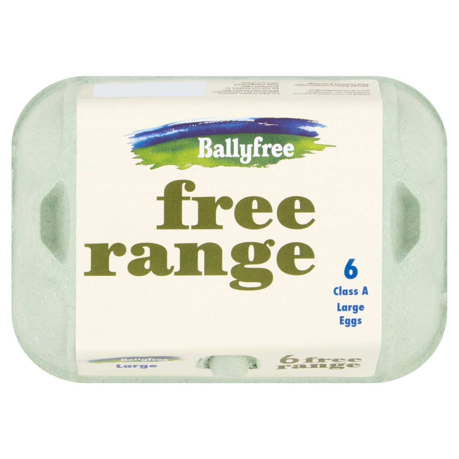 Ballyfree Free Range Large Eggs (6 Piece)