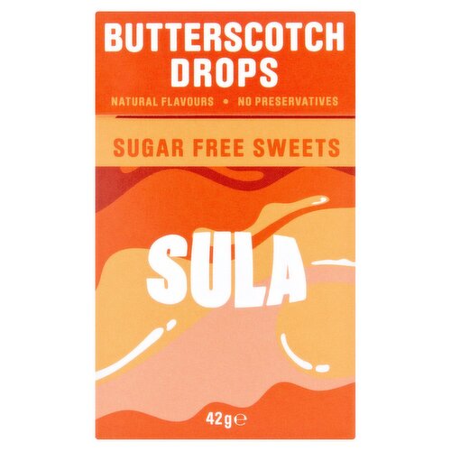 Sula Butterscotch Sugar Free Sweets 42g