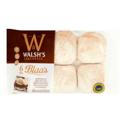 Walshs Bakehouse Small Blaas 6 Pack (222 g)
