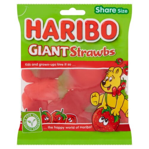 Haribo Giants Strawbs Bag (160 g)