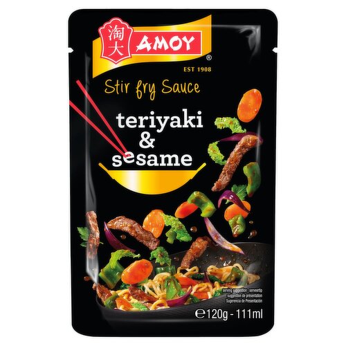 Amoy Stir Fry Sauce Teriyaki & Sesame Sauce (120 g) Storefront EN