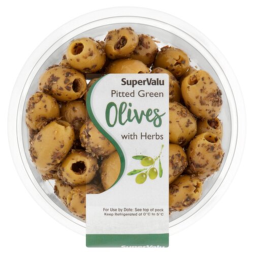 SuperValu Pitted Green Olives with Herbs (150 g)