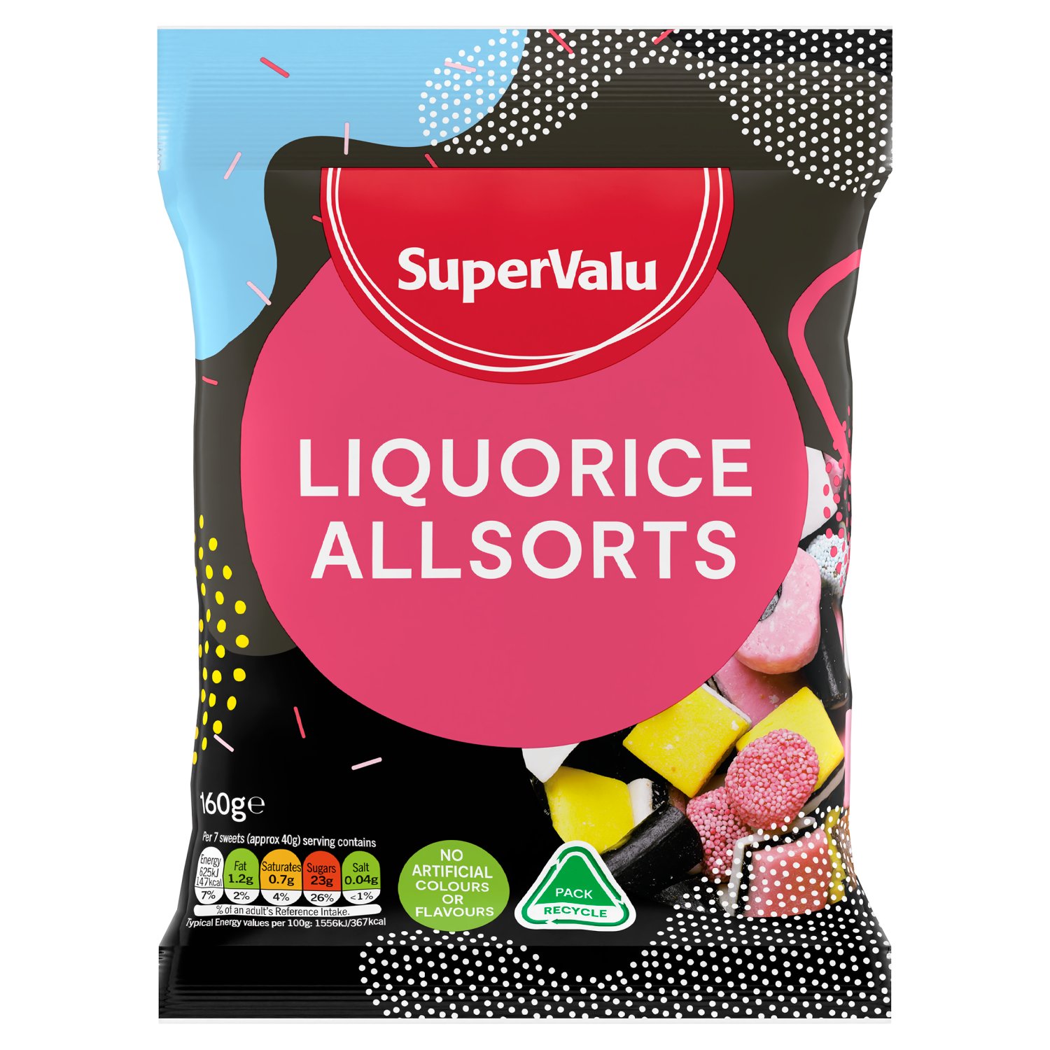 SuperValu Sweet Treats Liquorice Allsorts  (160 g)