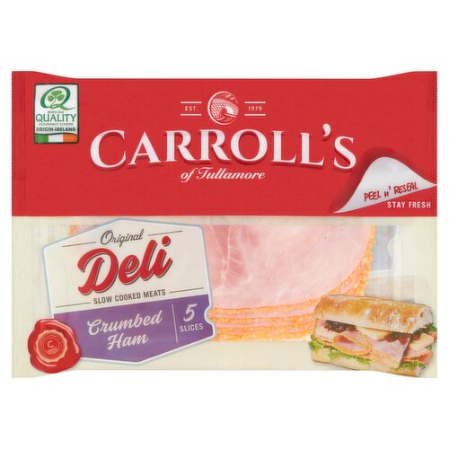 Carroll's Original Deli Crumbed Ham Slices (90 g)