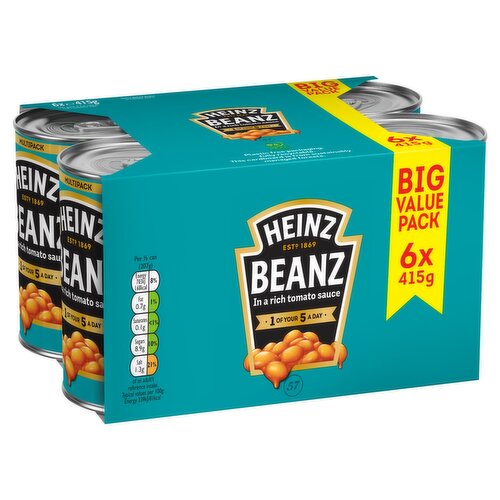 Heinz Baked Beans 6 Pack (415 g)