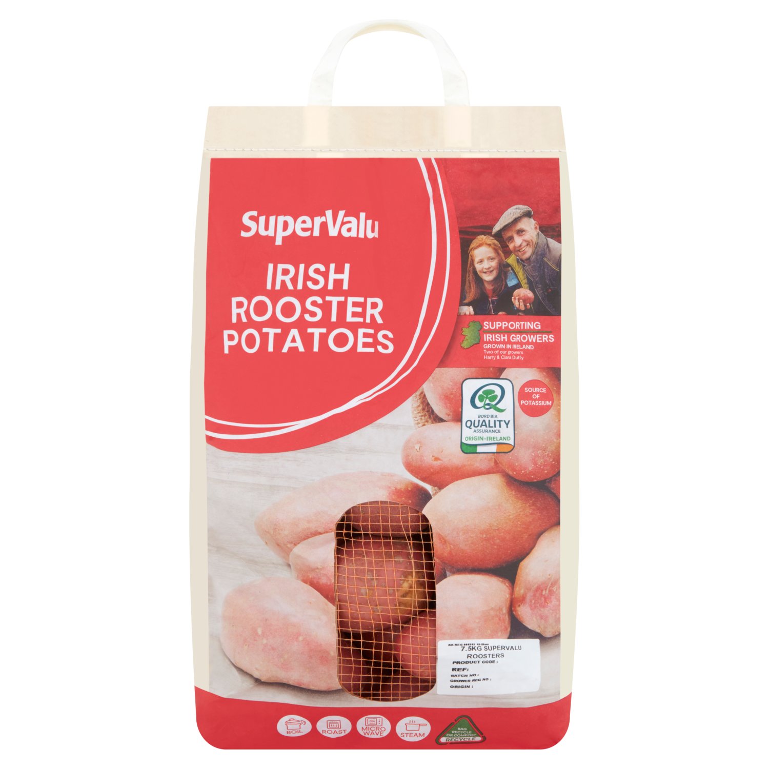 SuperValu Irish Washed Rooster Potatoes (7.5 kg)