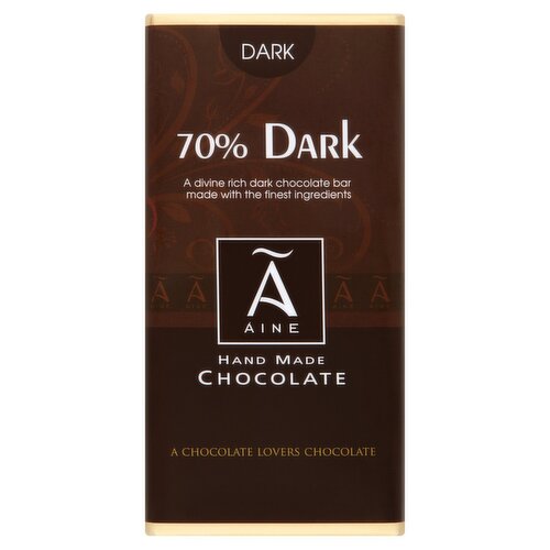 Aine Hand Made 70% Dark Chocolate Bar (100 g)