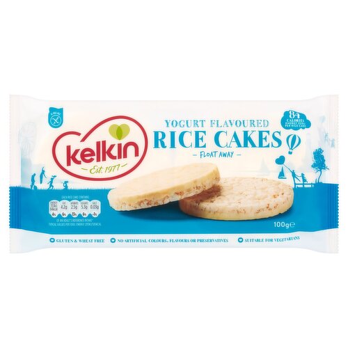 Kelkin Gluten Free Yogurt Rice Cakes (100 g) Storefront EN