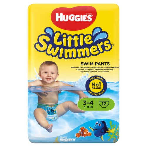 Huggies Little Swimmers Size 3-4 (12 Piece)