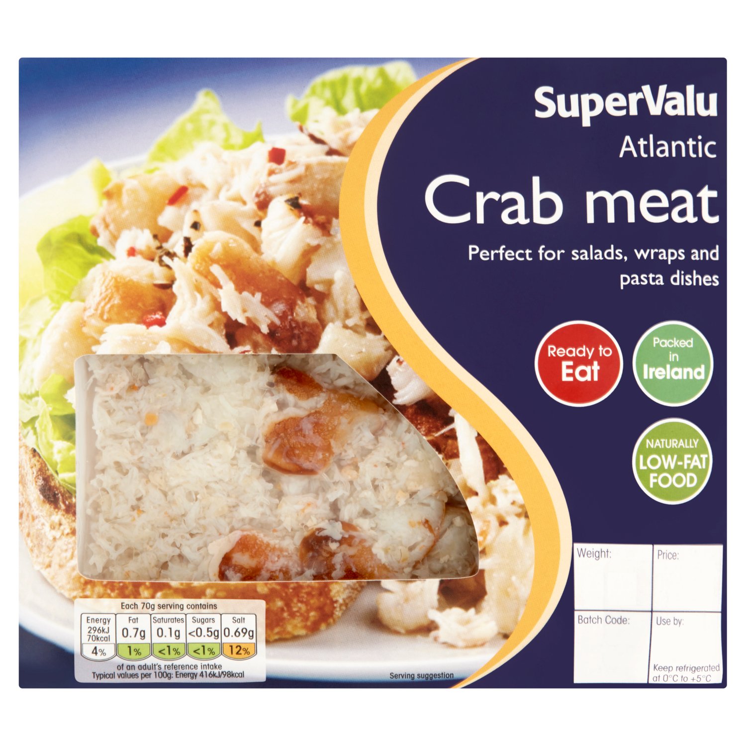 SuperValu Atlantic Crab Meat (140 g)