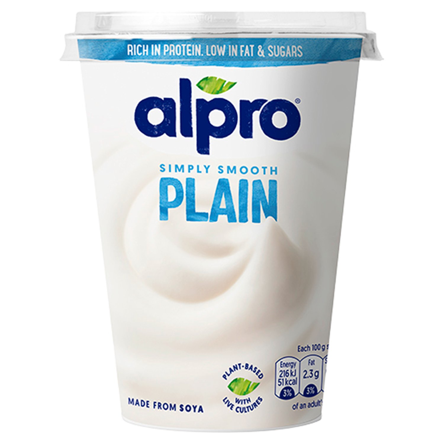 Alpro Plain Yogurt (500 g)