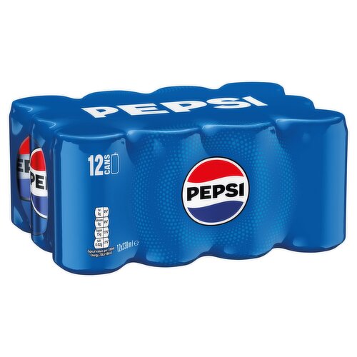 Pepsi Regular Cans 12 Pack (330 ml)