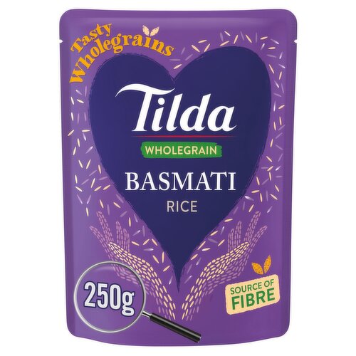 Tilda Microwave Wholegrain Basmati Rice (250 g)