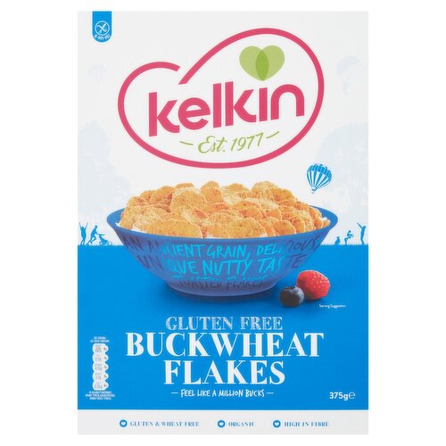 Kelkin Gluten Free Buckwheat Flakes (375 g)