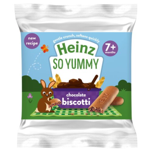 Heinz So Yummy Chocolate Biscotti 7+ Months (60 g)