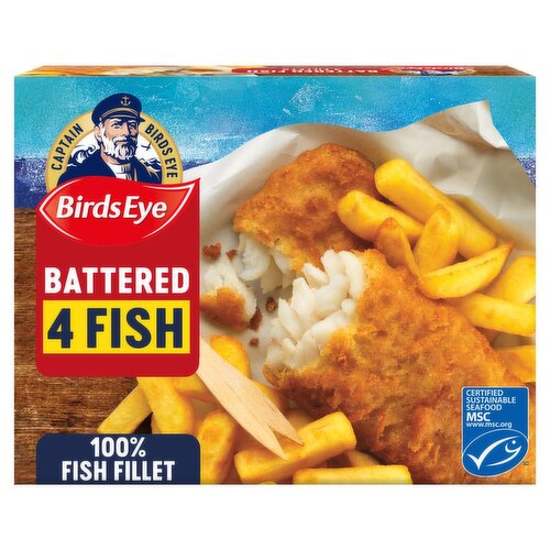 Birds Eye Fish Fillets in Batter 4 Pack (400 g)