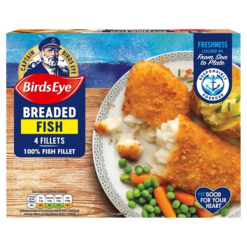 Birds Eye Breaded Fish Fillets 4 Pack (400 g)