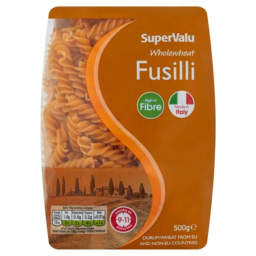 SuperValu Fusilli Wholewheat (500 g)