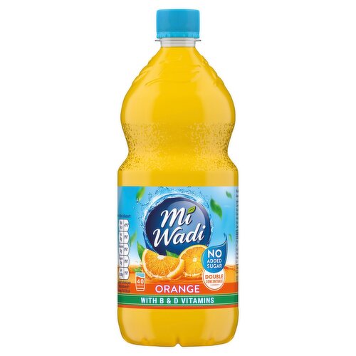 Mi Wadi Orange Double Concentrate No Added Sugar (1 L)