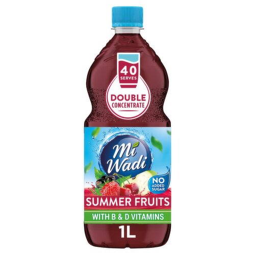 Mi Wadi Summer Fruits Double Concentrate No Added Sugar (1 L)