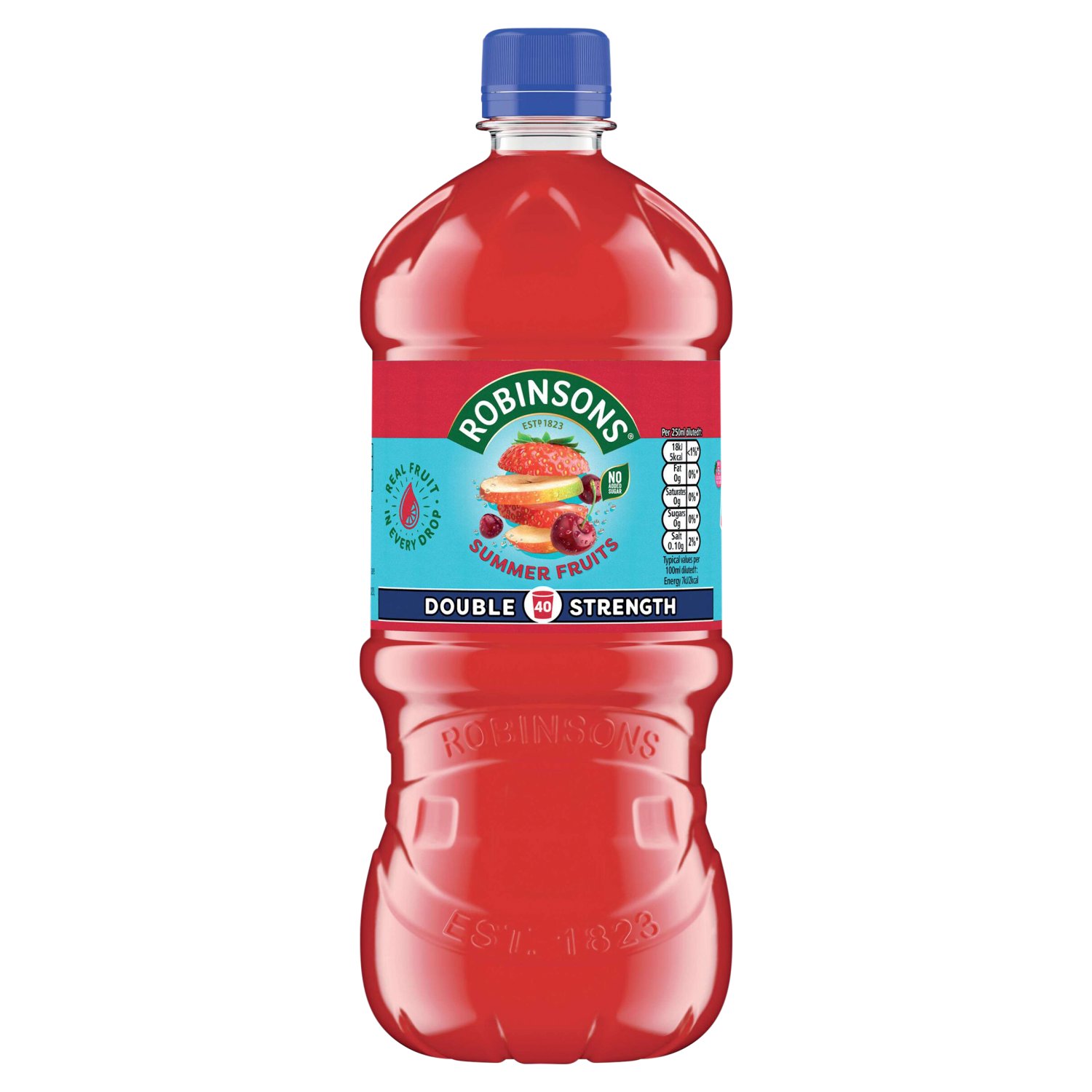 Robinsons Double Concentrate Summer Fruits No Added Sugar Squash (1 L)