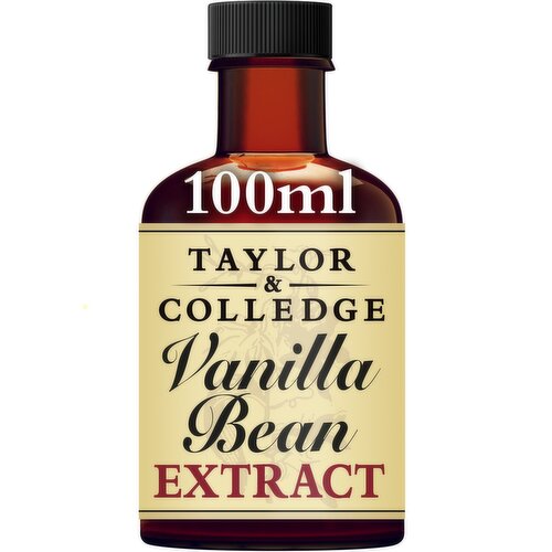 Taylor & Colledge Fairtrade Organic Vanilla Bean Extract (100 ml)