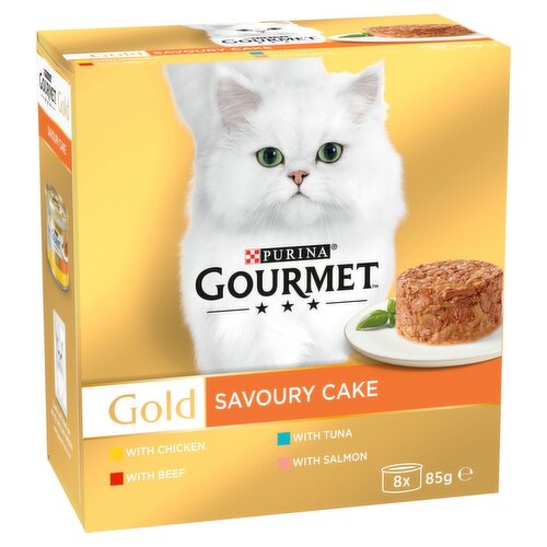Gourmet Gold Savoury Cake Variety 8 Pack (680 g)