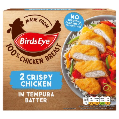 Birds Eye Crispy Chicken Fillets 2 Pack (170 g) - Storefront EN