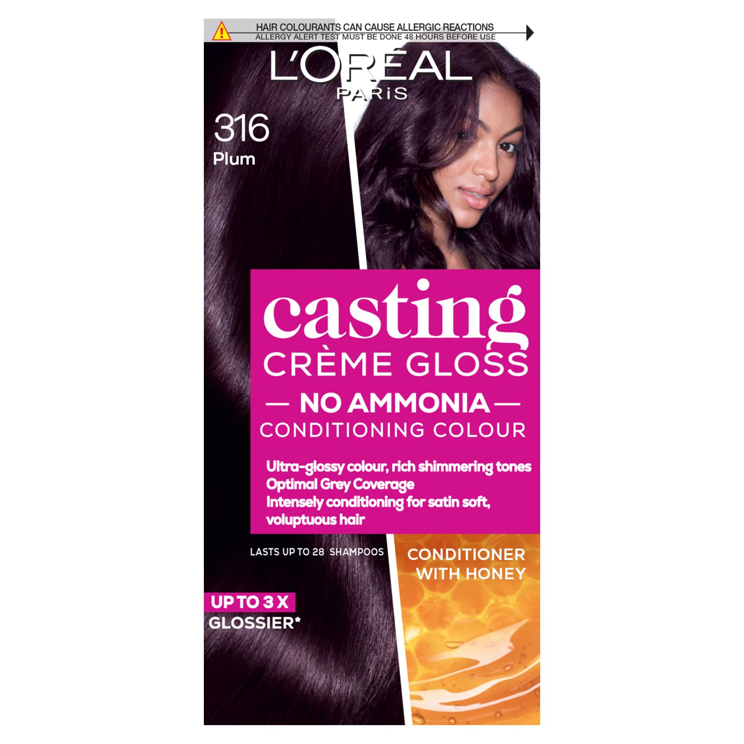 L'Oreal Casting Creme Gloss Plum Hair Dye (1 Piece)