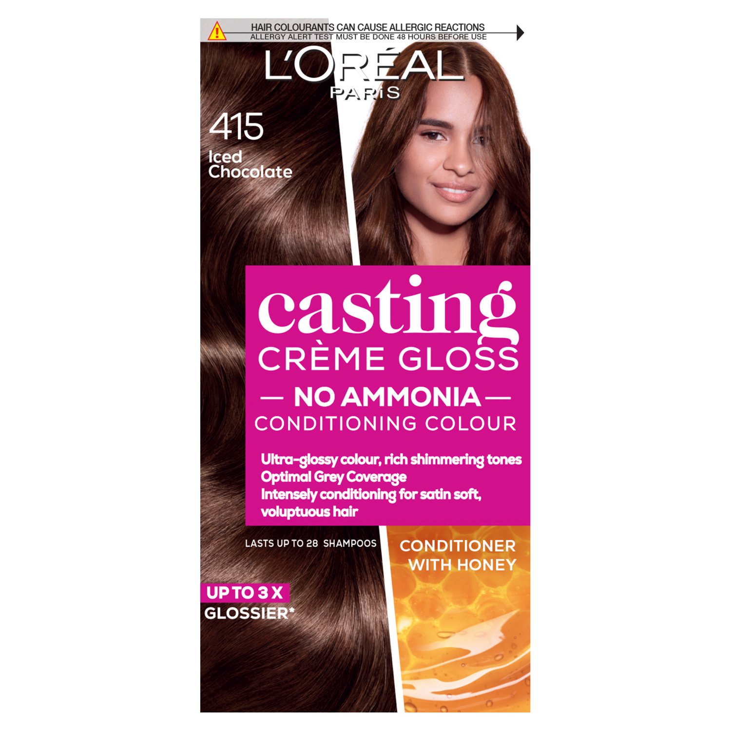 L'Oreal Casting Creme Gloss Iced Brown/Iced Chocolate Hair Colour (1 Piece)