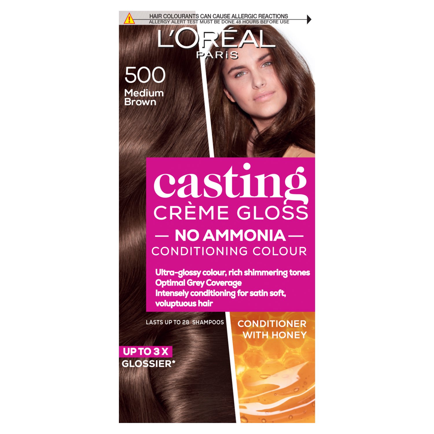 L'Oreal Casting Creme Gloss Medium Brown Hair Dye (1 Piece)
