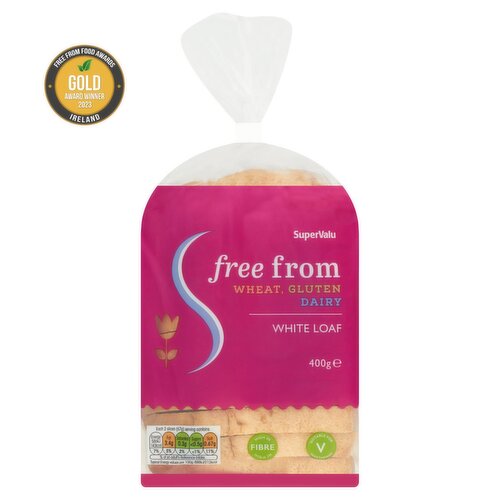 SuperValu Free From Frozen White Sliced Loaf (400 g)