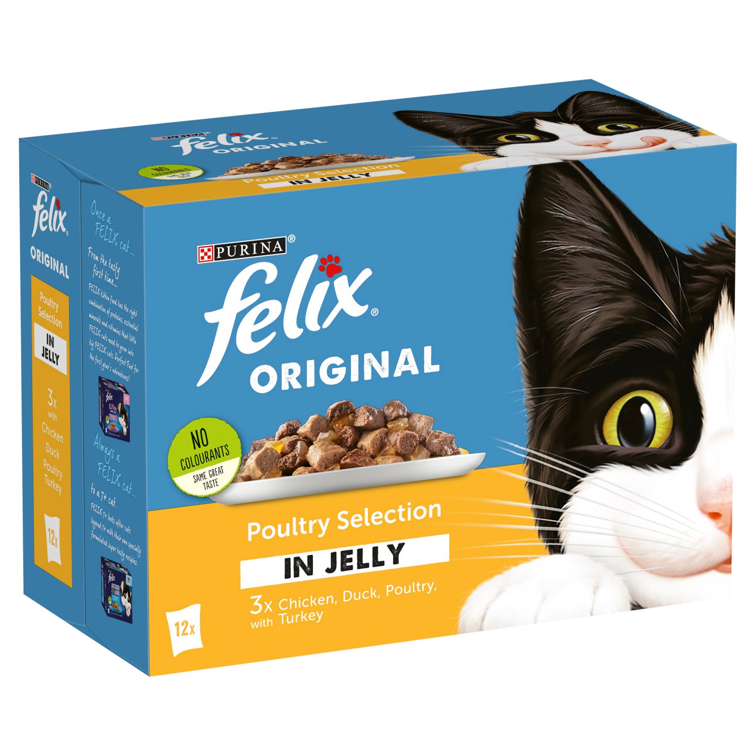 Felix Poultry Selection in Jelly Cat Food 12 Pack (100 g)