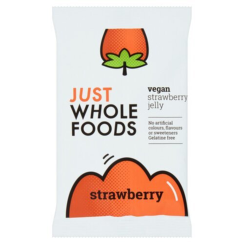 Just Wholefoods Vegan Strawberry Jelly Crystals (85 g)