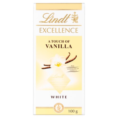 Lindt Excellence White Vanilla Chocolate Bar (100 g)