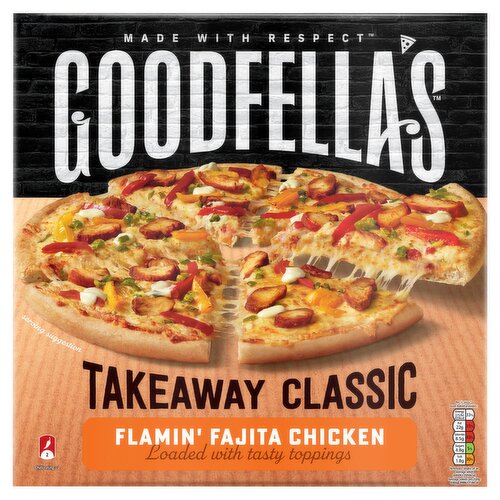 Goodfella's Takeaway Flamin' Fajita Chicken Pizza (607 g)