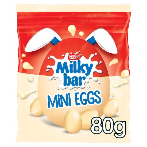 Milkybar White Chocolate Mini Eggs Bag (80 g)