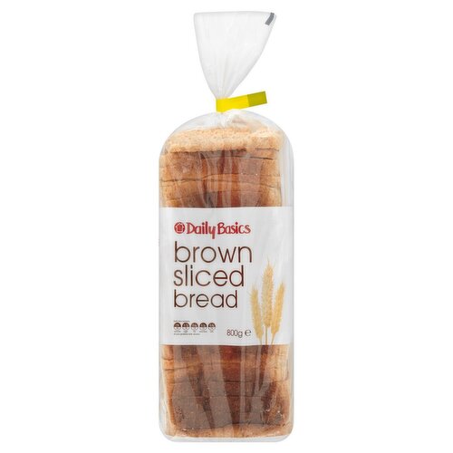 Daily Basics Brown Sliced Pan (800 g) Storefront EN