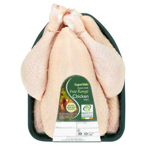 SuperValu Fresh Irish Free Range Whole Chicken (1.6 kg)