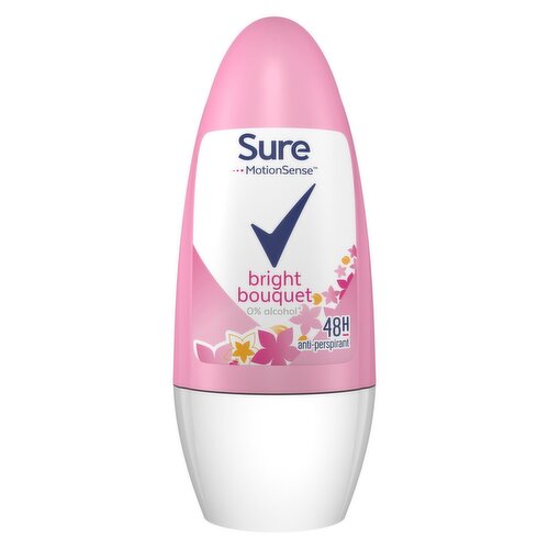 Sure Women Fragrance Collection Bright Lot De 6 Déodorants Roll-on Anti-transpirants 50 Ml