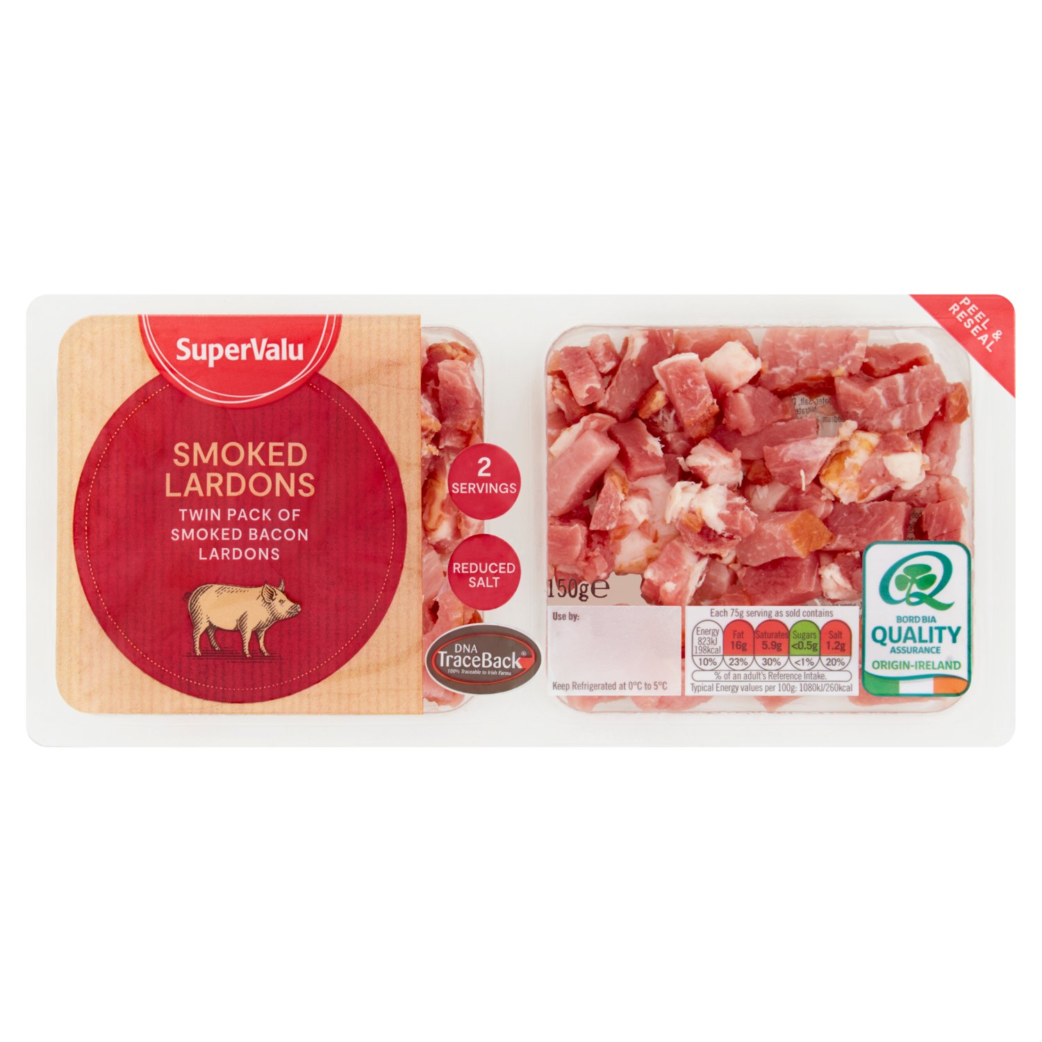 SuperValu Smoked Bacon Lardons (150 g)
