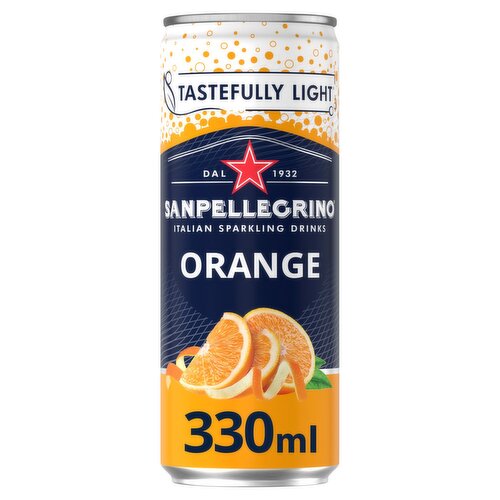 San Pellegrino Orange Sparkling Can (330 ml)