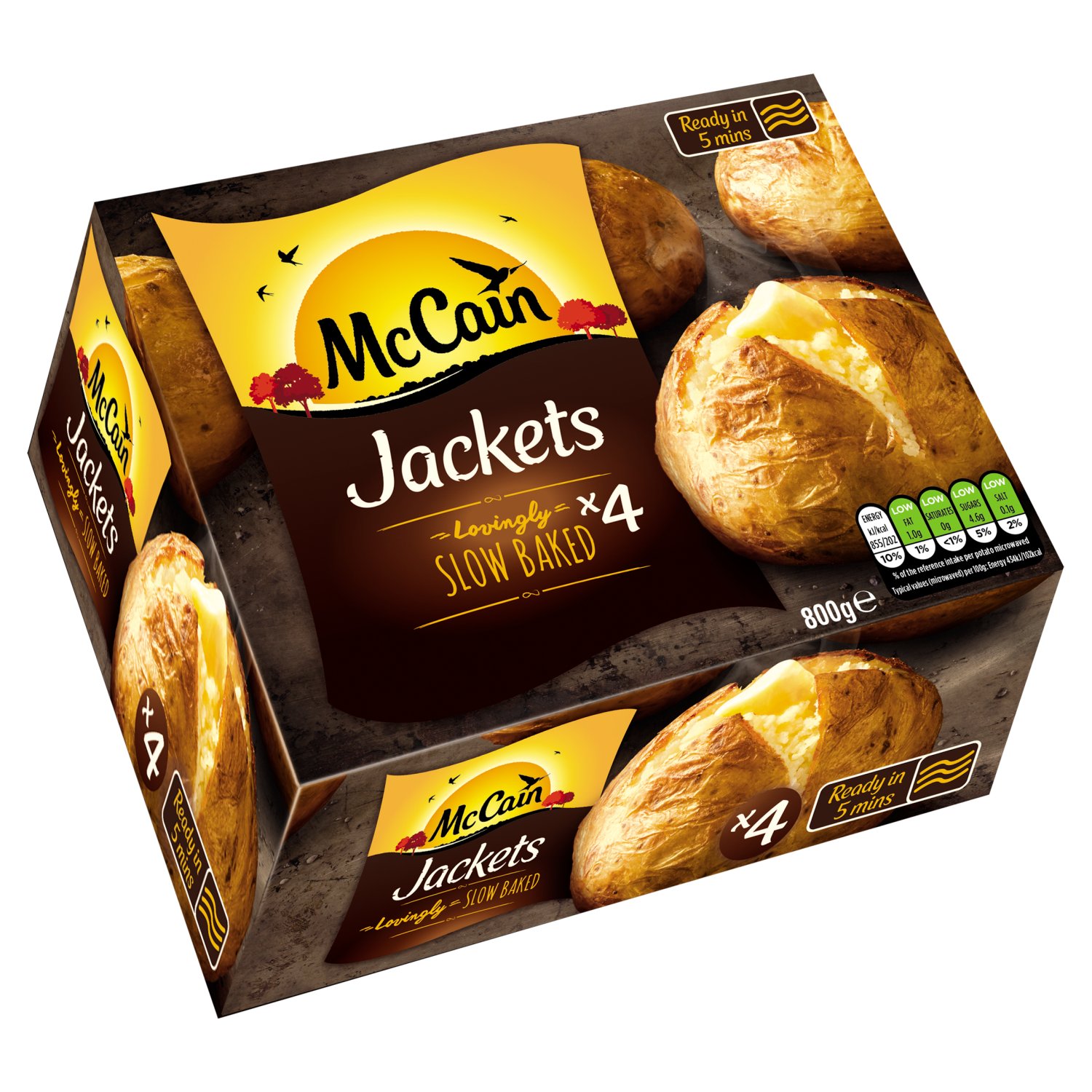 McCain Jacket Potatoes 4 Pack (800 g)