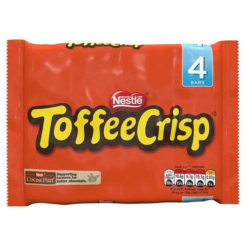 Nestle Toffee Crisp Bars 4 Pack (38 g)