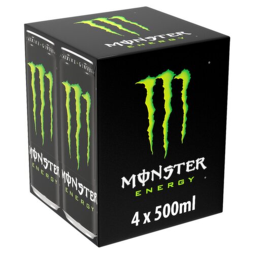Monster Energy Original Can 4 Pack (500 ml)