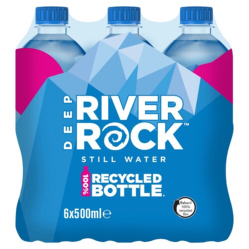 Deep River Rock Still Water Bottle 6 Pack (500 ml)