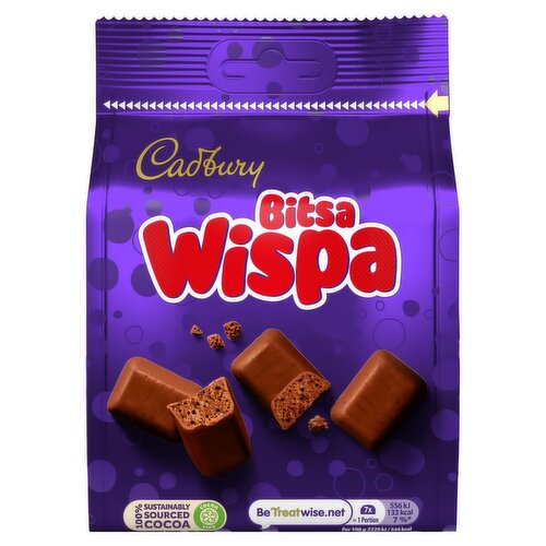 Cadbury Bitsa Wispa Chocolate Pouch  (110 g)